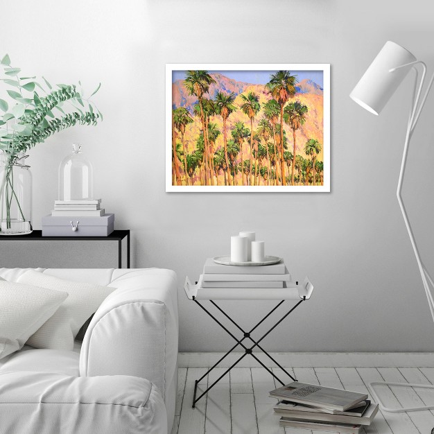 Americanflat Botanical Wall Art Room Decor Palm Trees Of The Palm Springs Desert By Suren Nersisyan