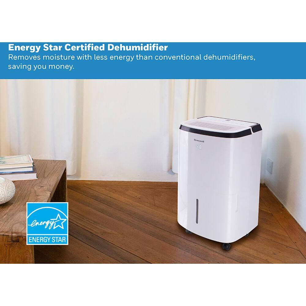 Honeywell ENERGY STAR 50Pint Dehumidifier with Filter Change Alert