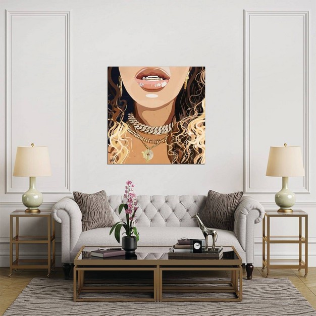 Bey Chains By Bria Nicole Unframed Wall Canvas Icanvas