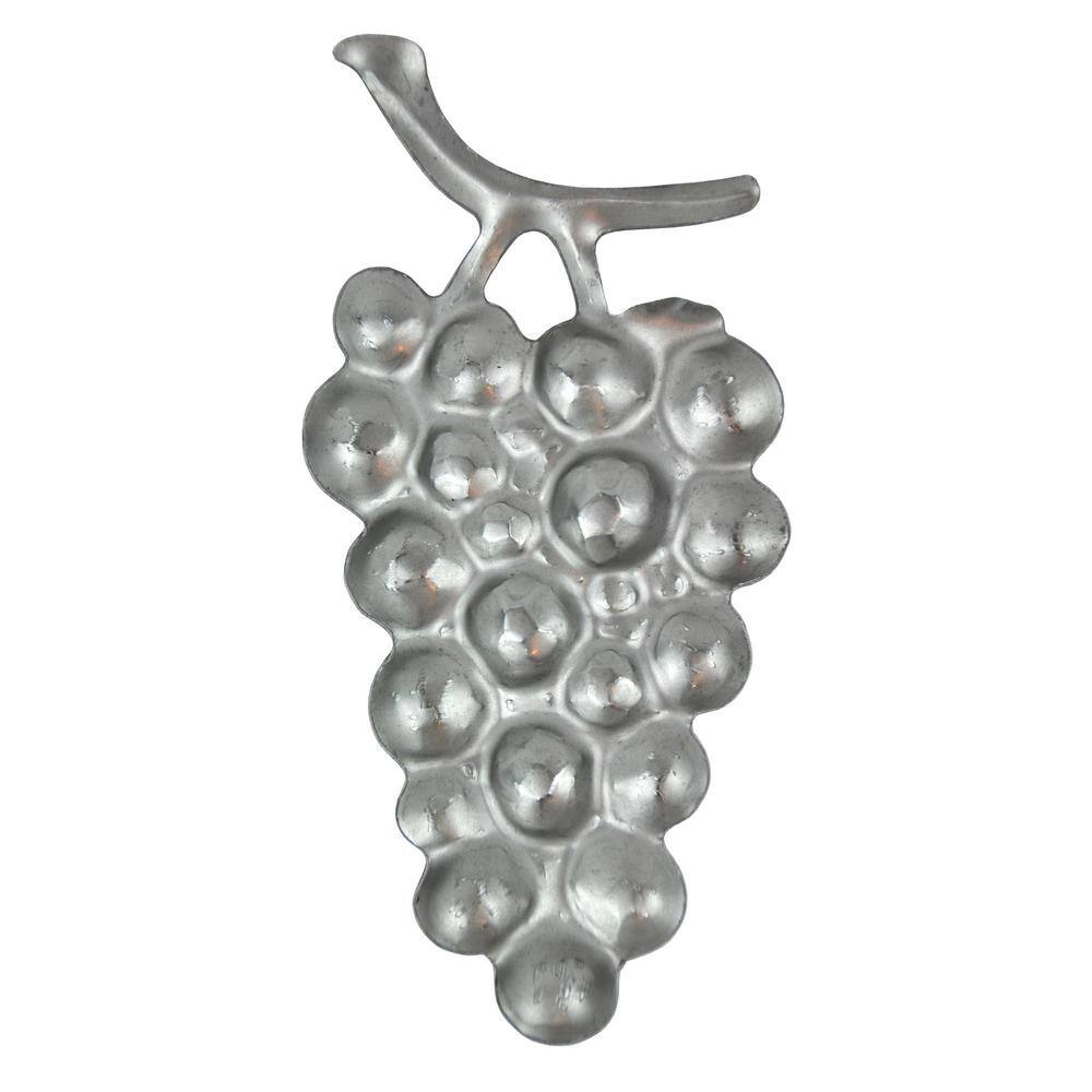 arteferro 5-18 in. x 2-38 in. x 0.0197 in. Stamped Raw Steel Grapes 1377