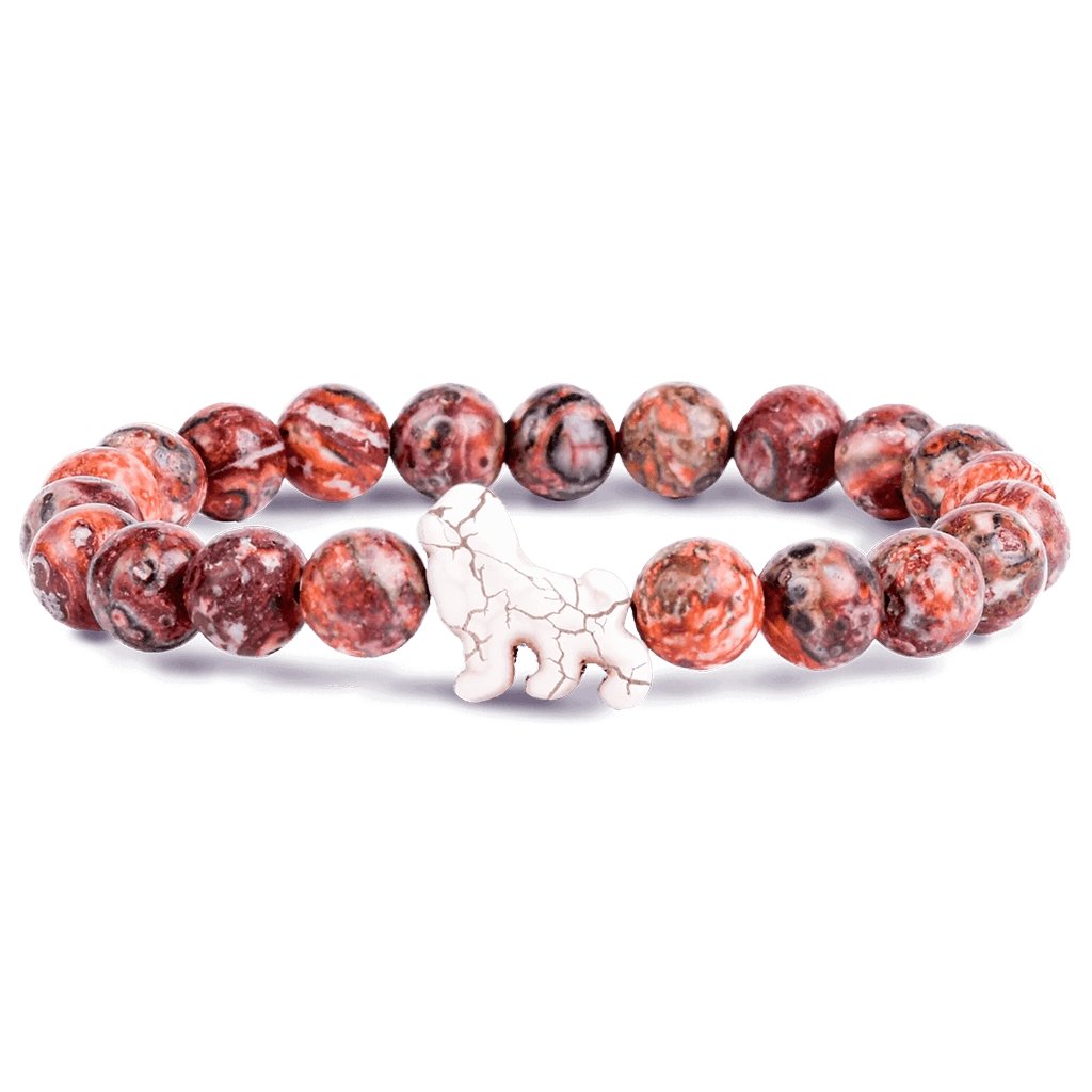 Fahlo  The Excursion Bracelet in Sahara Stone-Lion-Tracking Bracelet