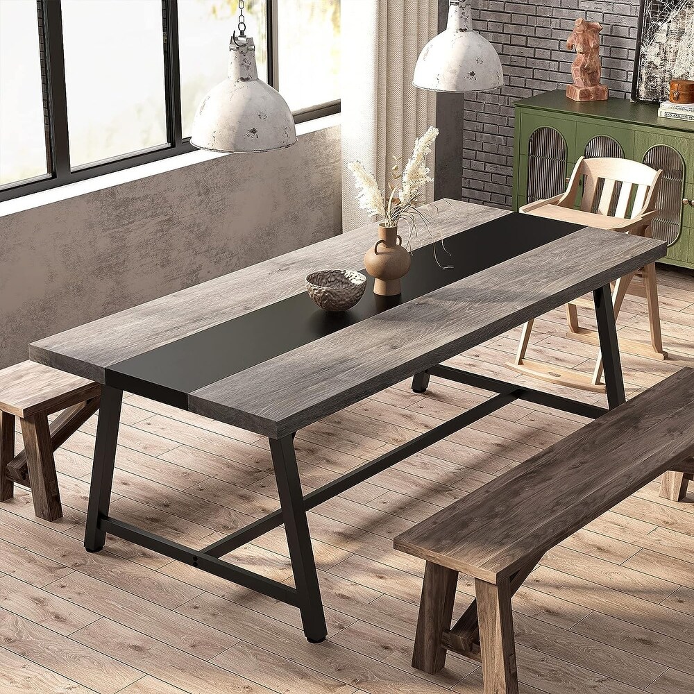 70.9 Inches Dining Table for 8 People  Family Gathering