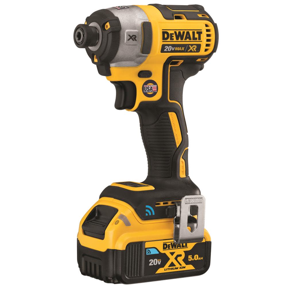 DEWALT 20V MAX* XR® Brushless Tool Connect™ Impact Driver Kit (w/ Tool Connect™ Batteries)