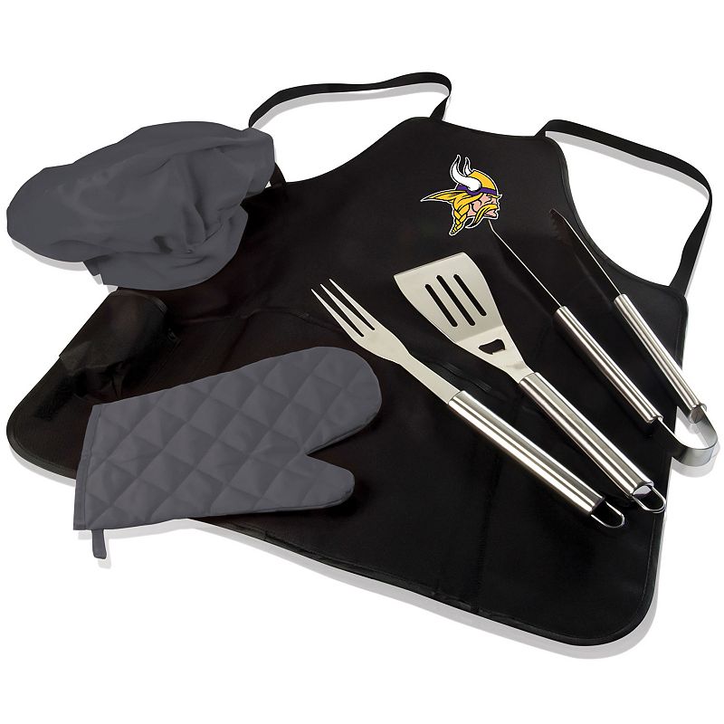 Picnic Time Minnesota Vikings BBQ Apron and Tote