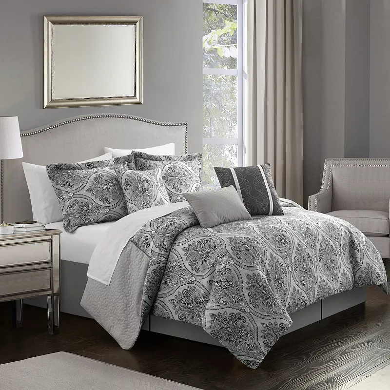 Chic Home Phantogram 6-piece Comforter Set with Coordinating Pillows