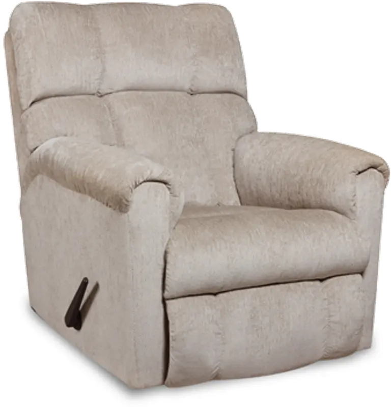 Commander Beige Rocker Recliner