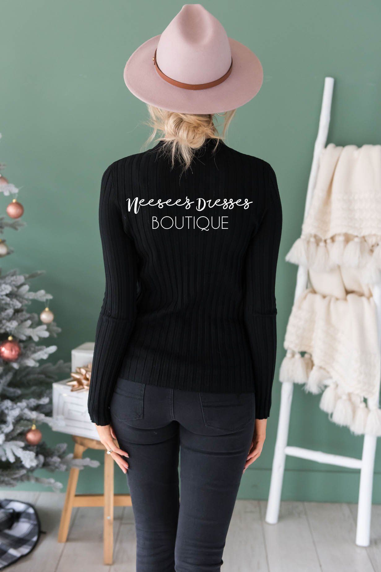 Button Up Ribbed Sweater