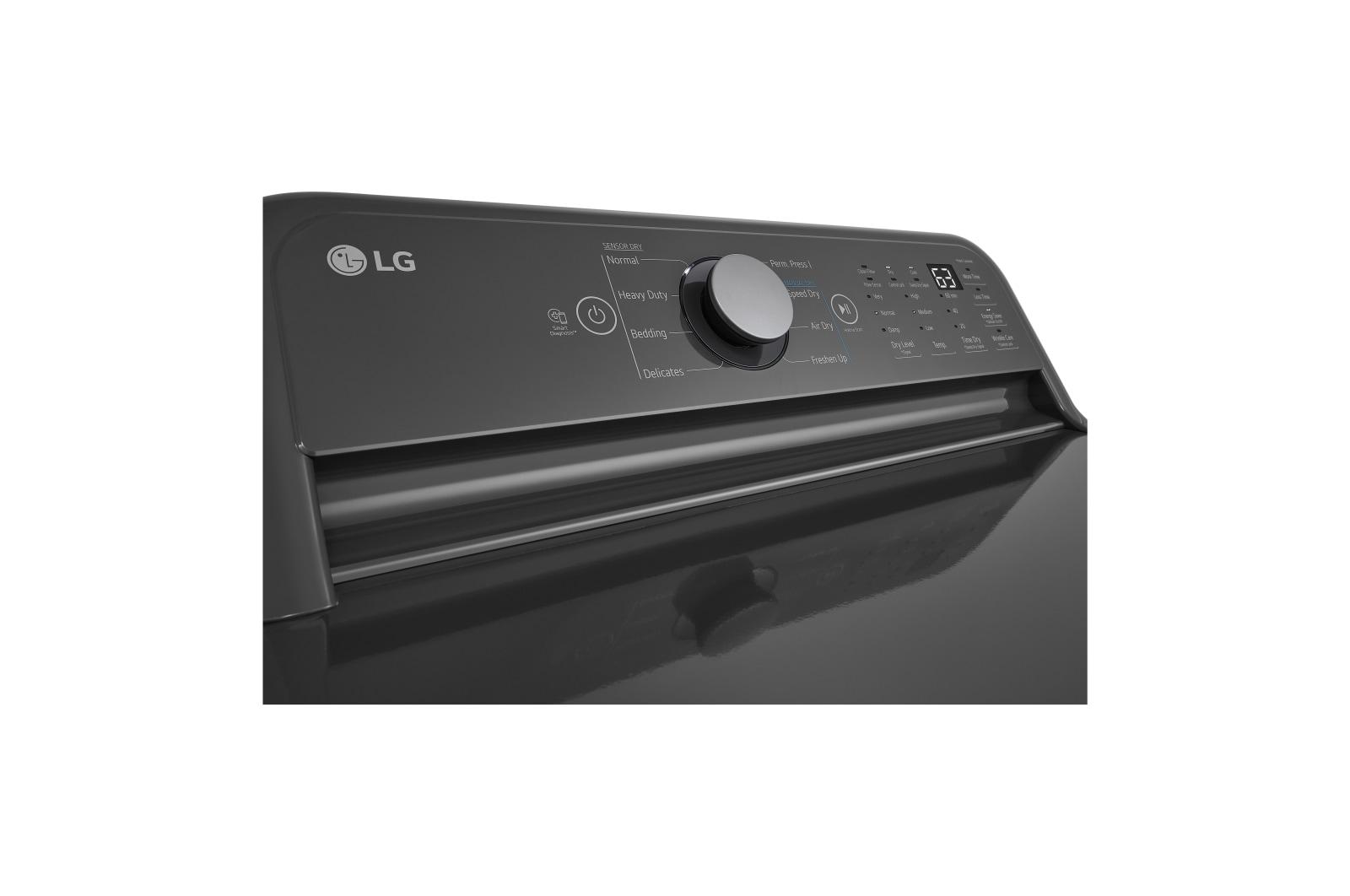 Lg DLE7150M 7.3 Cu. Ft. Top Load Energy Star Electric Dryer With Sensor Dry, Flowsense® & Clean Filter Indicators