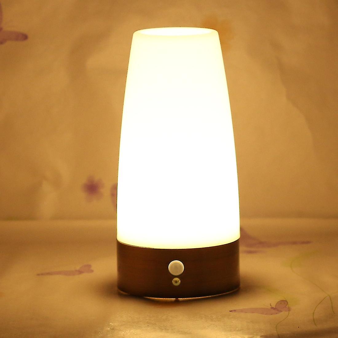 Table Lamp Battery: Led Table Lamp With Pir Motion Sensor， Battery Operated， Warm White (bedside Lamp Battery Operated)