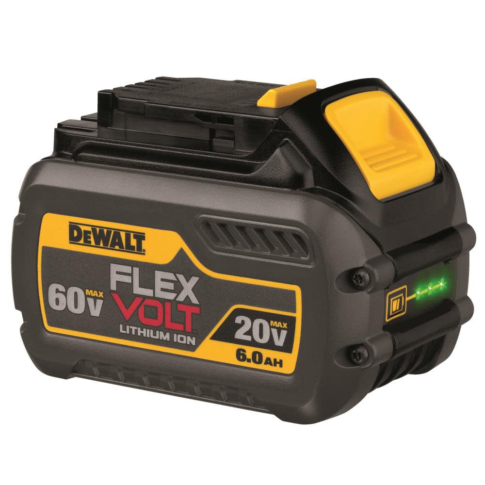 DEWALT 20V/60V MAX* FLEXVOLT 6.0 Ah Battery 2 pack DCB606-2 from DEWALT