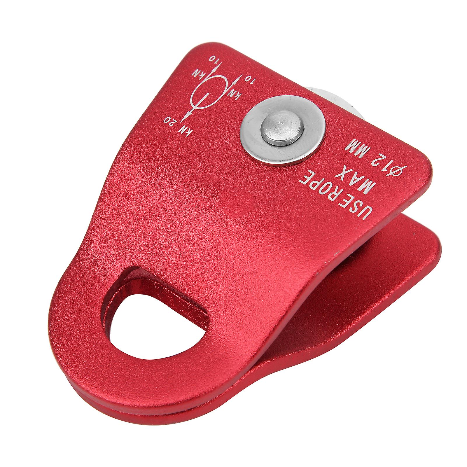 Downhill Side Plate Single Pulley Outdoor Mountaineering Rock Climbing Transport Equipmentred