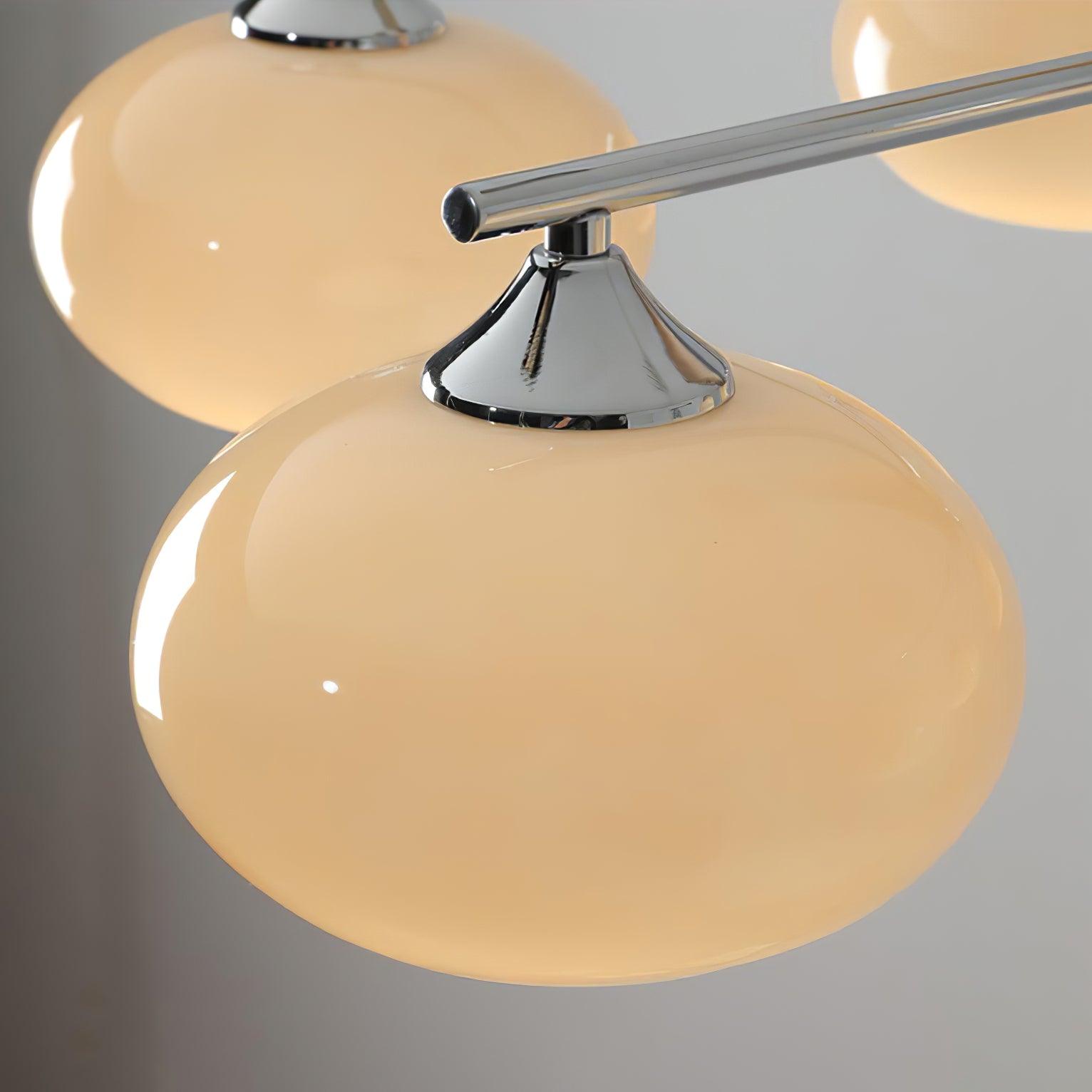 Elliptical Persimmon Chandelier