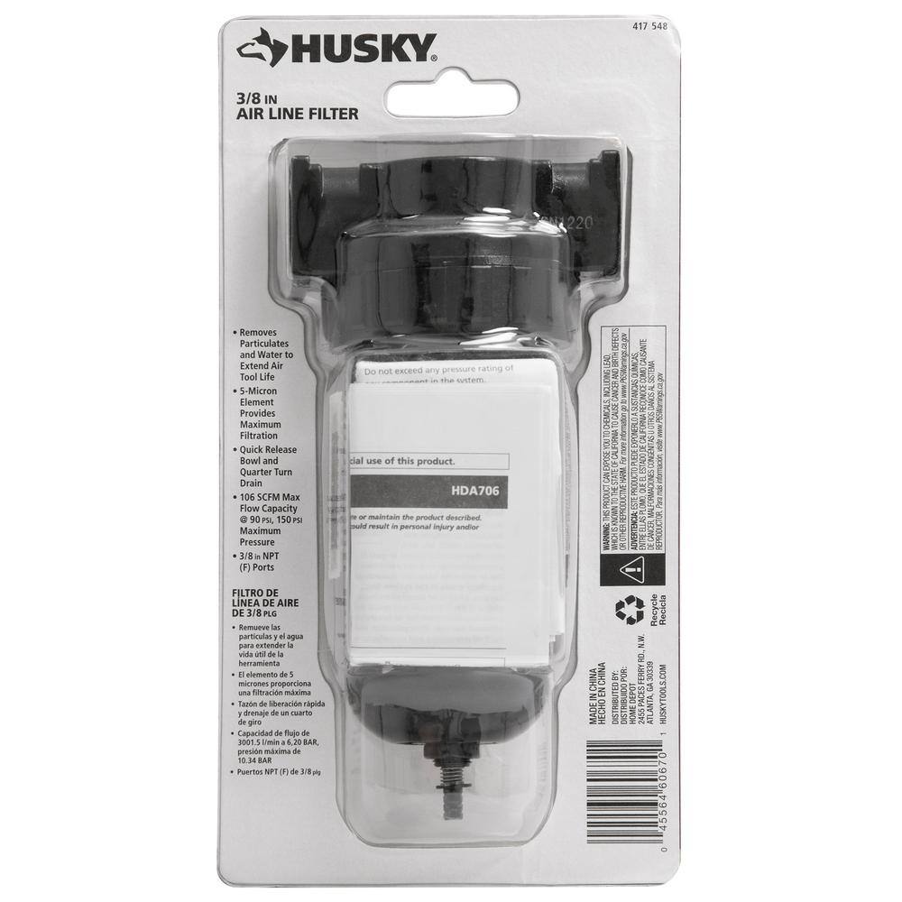 Husky 38 in. Standard Poly Bowl Filter HDA70603AV