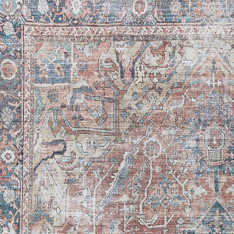 Couristan Pasha Antique Kashan Rust Area Rug