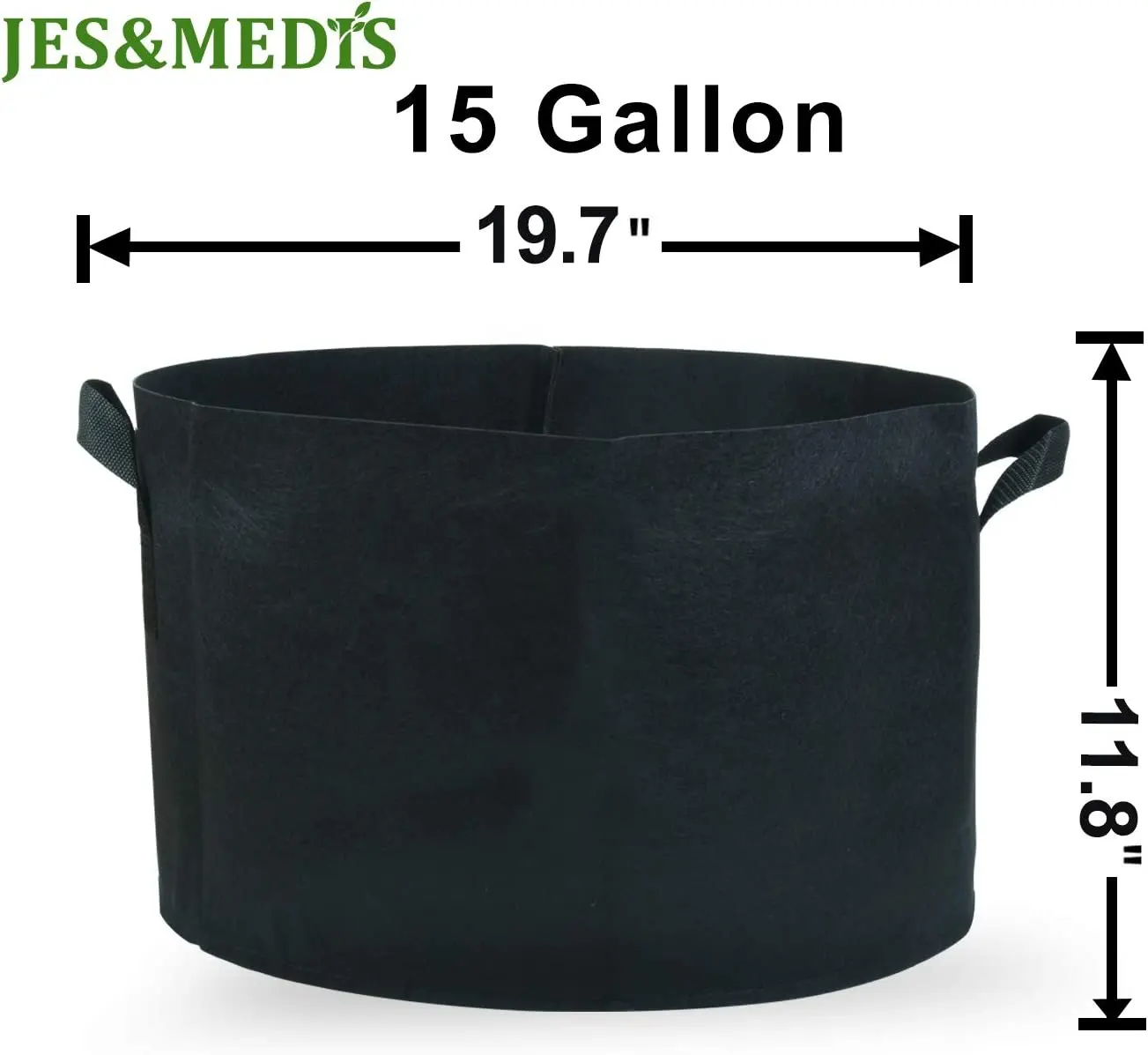 Felt Biodegradable plants manufacturing fabric flower pots 3 5 7 10 15 gallon grow bag potting bags non woven bag 30l pot