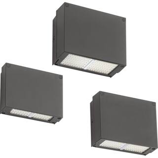 Lithonia Lighting Contractor Select 250- Watt Equivalent Integrated LED Bronze Wall Pack Light 4000K WPX2 LED 40K MVOLT DDBXD M2