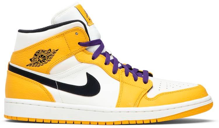 Air Jordan 1 Mid 'Lakers' 852542-700