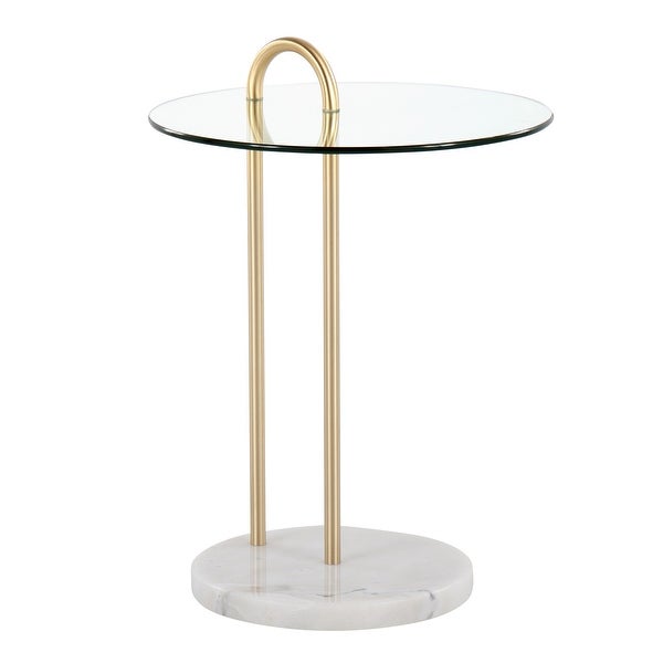 Silver Orchid Battista Side Table