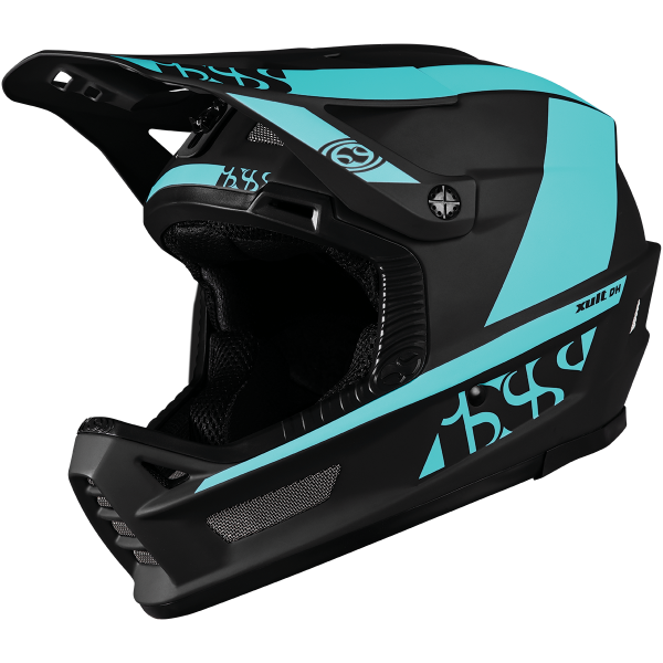 IXS Xult DH Full Face Helmet - Lagoon-Black