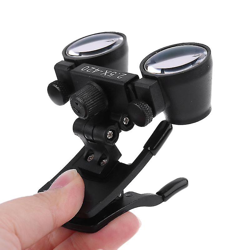 Dental Loupes Binocular Medical Magnifier Dentistry Surgical Clip Loupe Magnifying Glasses