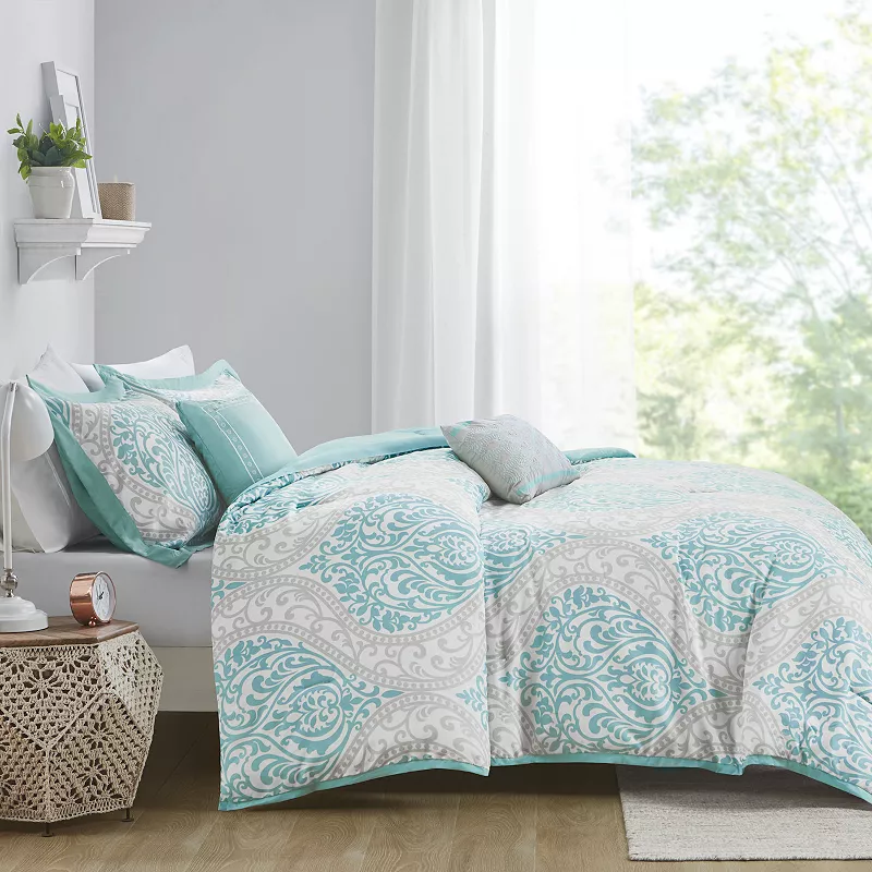 Intelligent Design Lilly Comforter Set with Throw Pillows