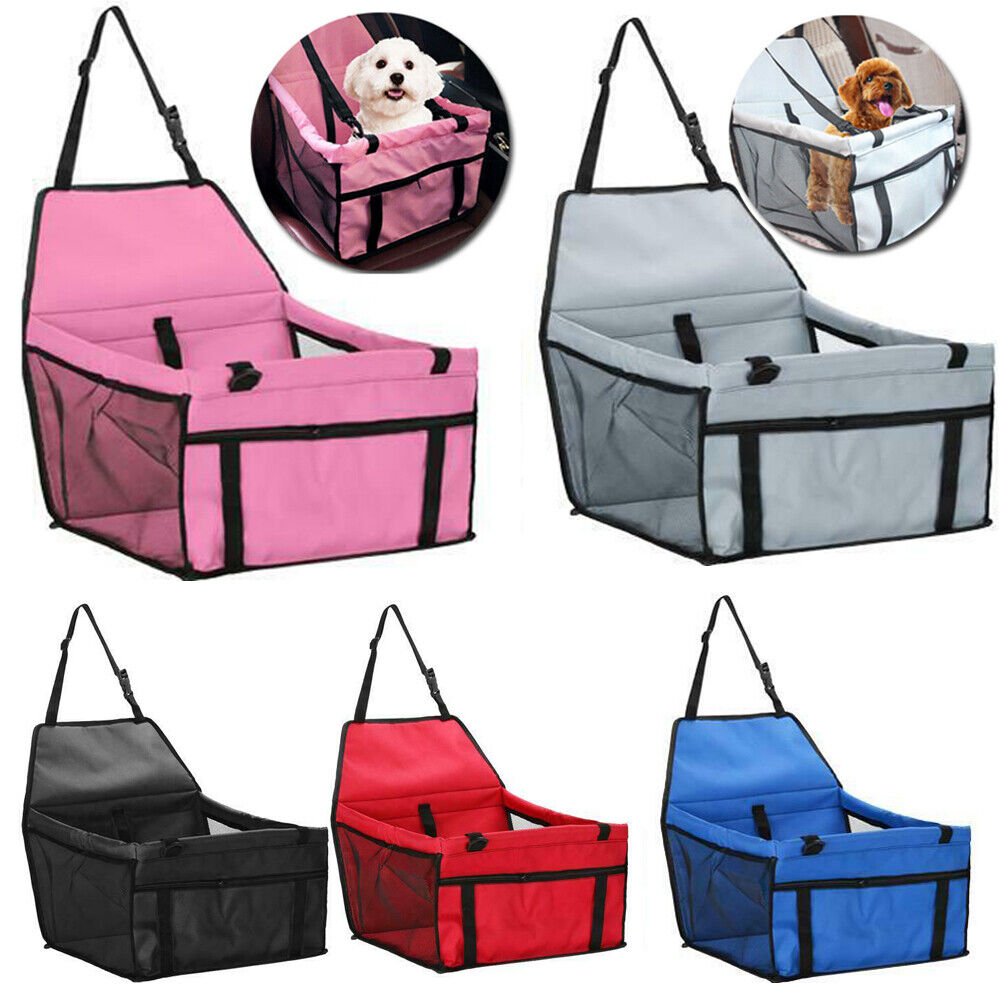 Foldable Dog Booster Seat – Dog Car Seat For Small / Medium Dogs – Pet Car Seat