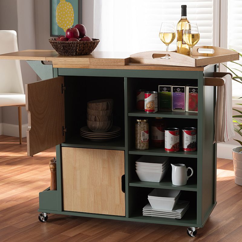 Baxton Studio Dorthy Kitchen Cart