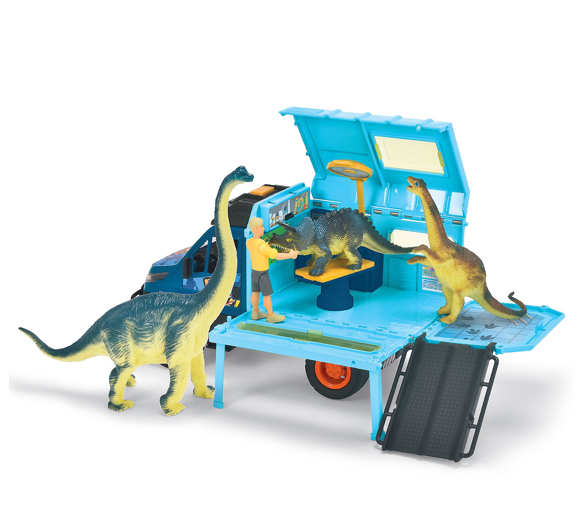 Dickie Toys Dino World Lab Light and Sound Kids Playset