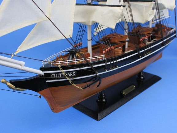 Handcrafted Model Ships cs 30 Wooden Cutty Sark Ta...