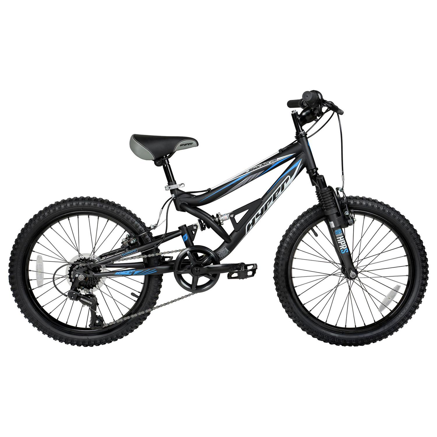 Hyper Bicycles 20  Boys Shocker Mountain Bike Kids Black  Crowdfused