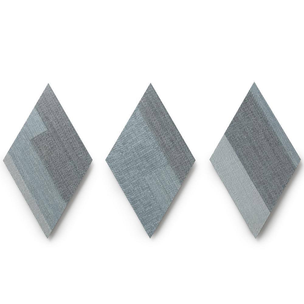 Lucida Surfaces MosaiCore Denim Braid 28 MIL x 12 in. W x 17 in. L Glue Down Waterproof Vinyl Tile Flooring (15.2 sqftcase) SC-4207