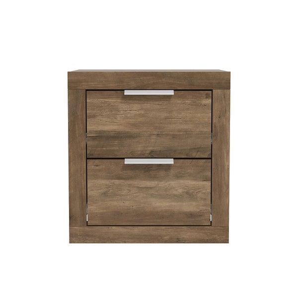 GALANO Furniture Harlowin 2-Drawer Bedside Table Cabinet Nightstand w/Drawers Storage (20.3 in. × 16.3 in. × 18.9 in.) - - 36761765