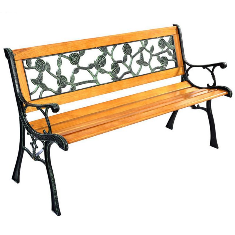 Hivago 49 1/2 Inch Patio Park Garden Porch Chair Bench