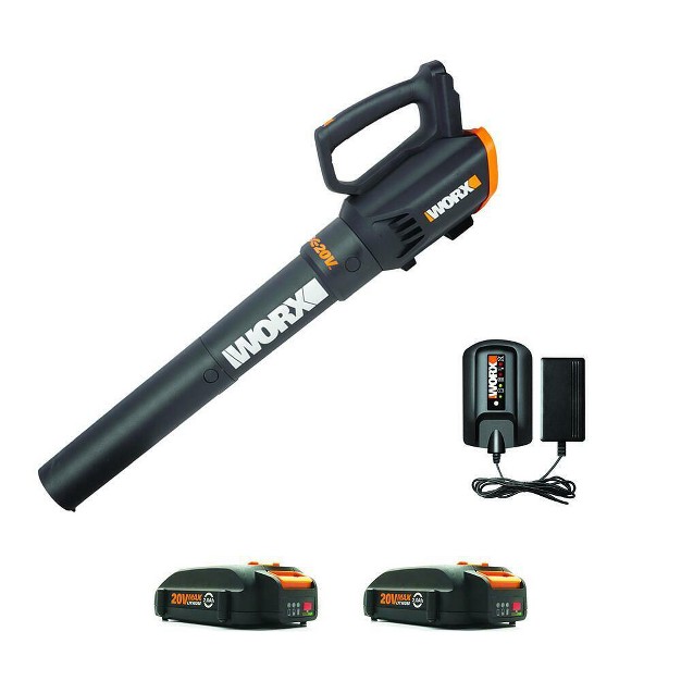 Worx Wg547 1 Turbine Two Speed Cordless Leaf Blower