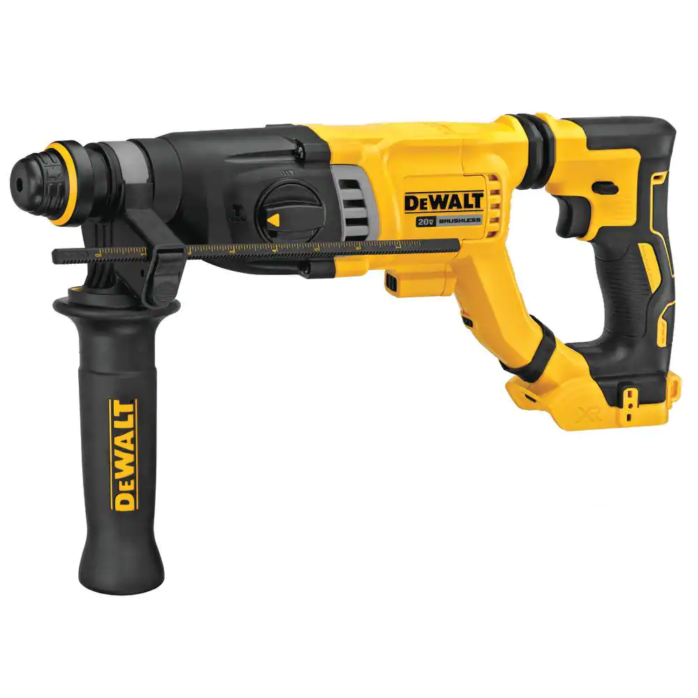 DEWALT DCH263B 20-Volt MAX Cordless Brushless 1-1/8 in. SDS Plus D-Handle Concrete and Masonry Rotary Hammer (Tool-Only)