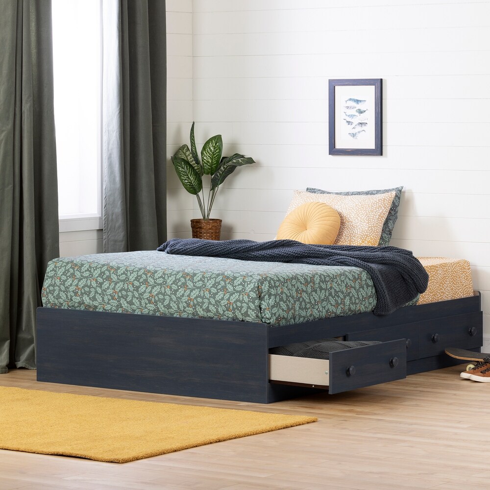 South Shore Summer Breeze Mates Bed with 3 Drawers