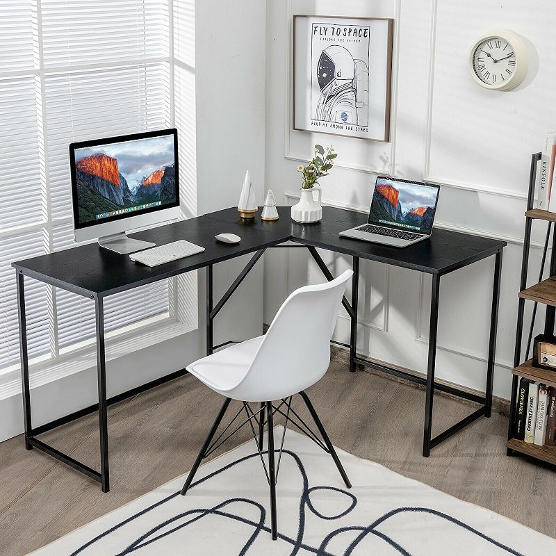 L Shaped Corner Home Office Computer Desk Home