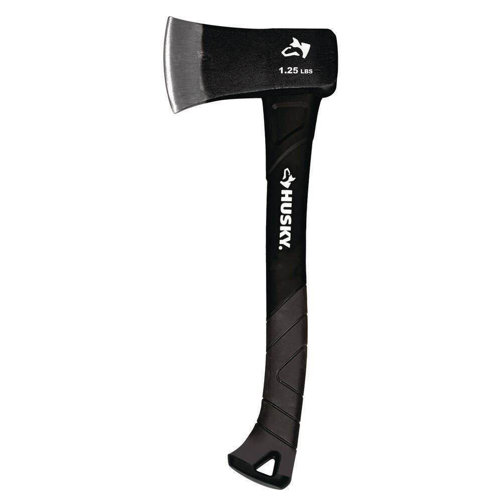 Husky 1.25 lbs. Camp Axe with 14 in. Fiberglass Handle 35294