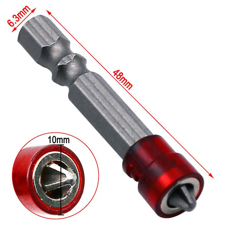 4pcs Electric Screwdriver Strong Magnetic Cross Bit Hand Electric Drill Strong Magnetic Ring Bit Single Head Wind Screwdriver