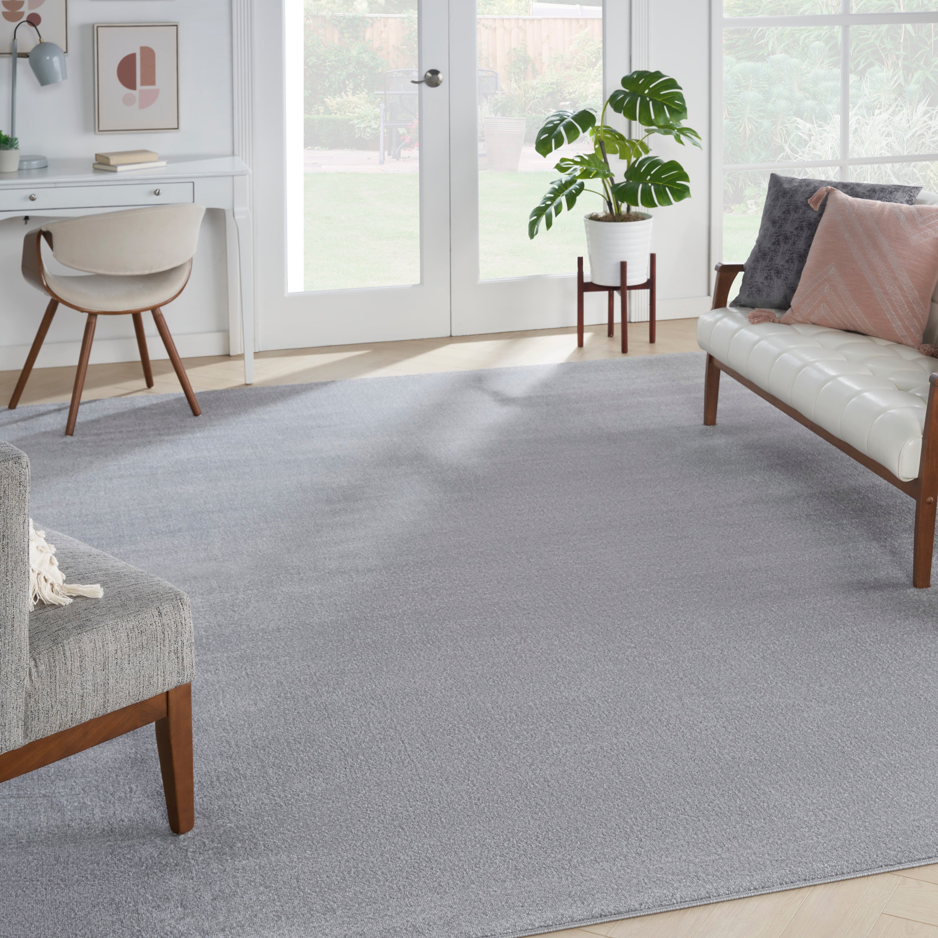 Nourison Essentials Silver/Grey Rug