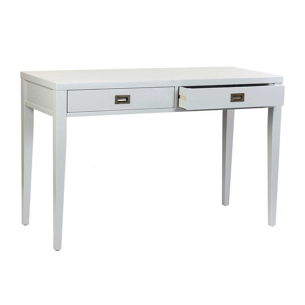 East at Main Painted Wooden Desk with Two Drawers