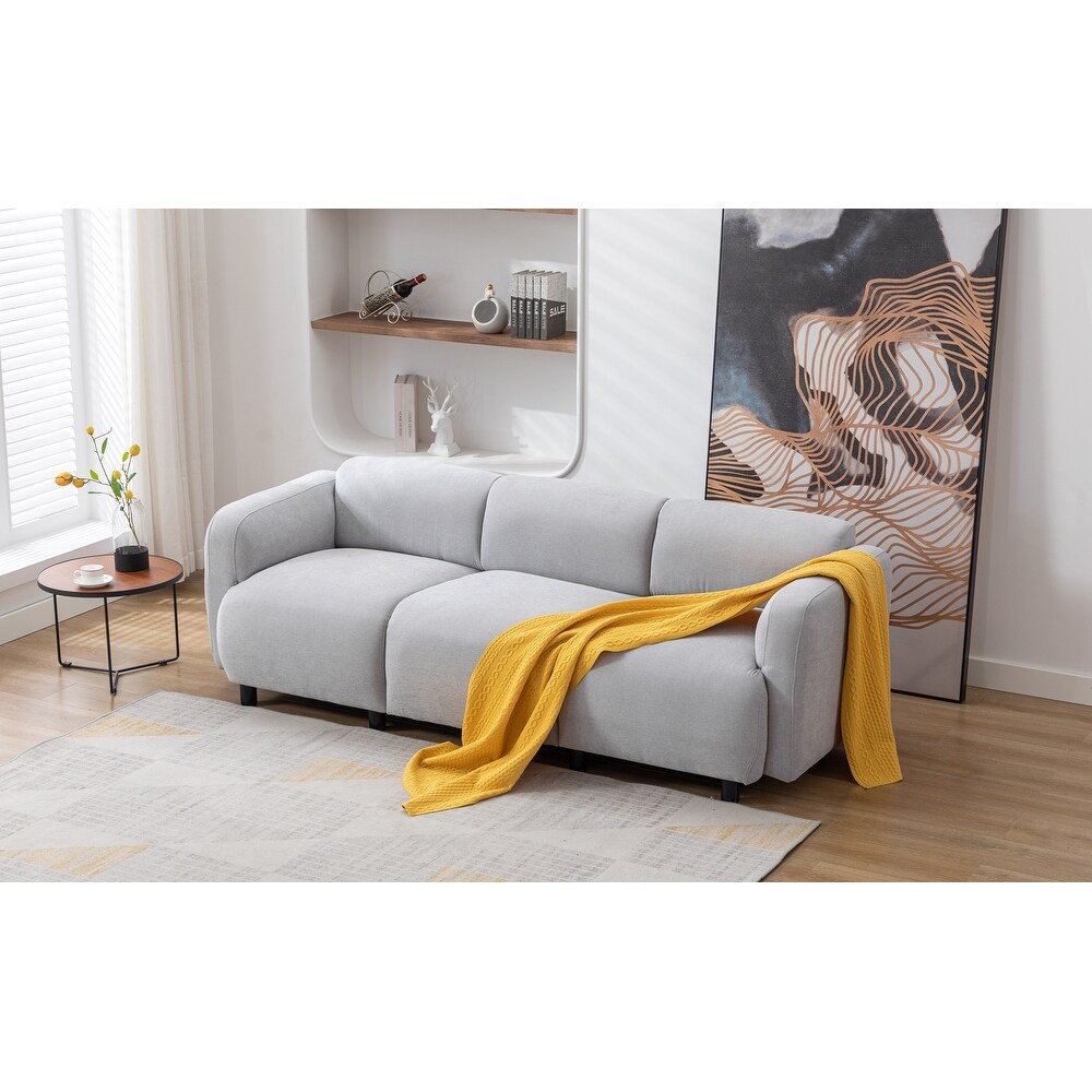 Modern 3 seat Cloud Sofa  Livingroom Deep Sofa Sectional Couch