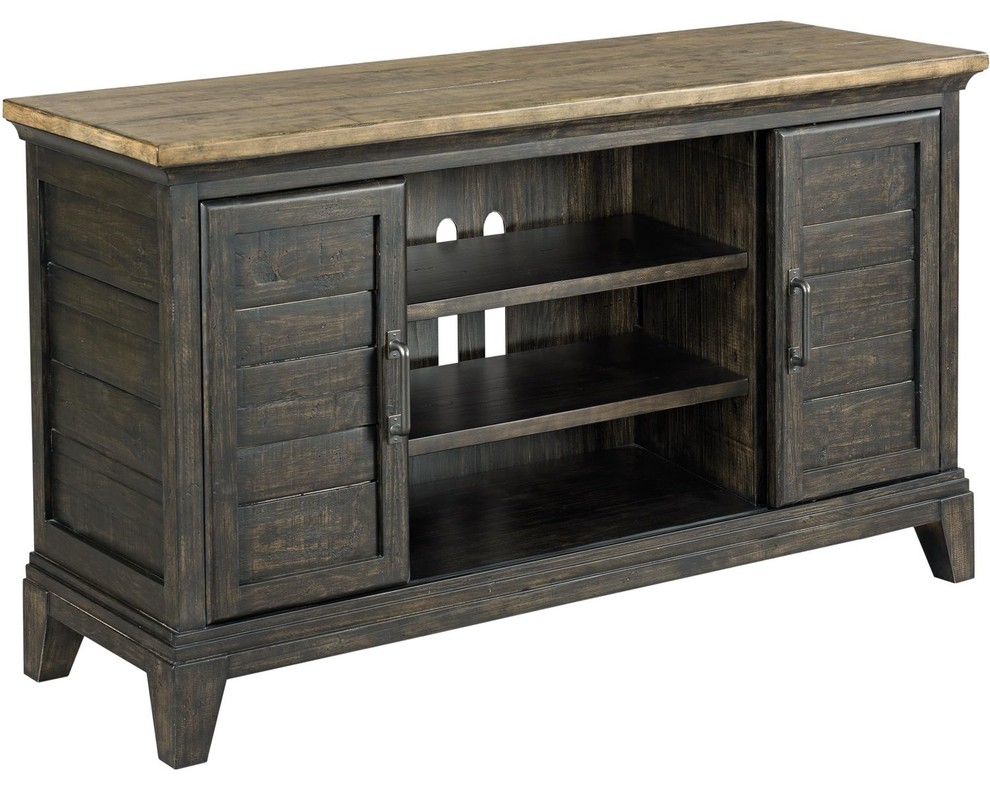 Kincaid Furniture Plank Road 54 quotArden Entertainment Console   Farmhouse   Entertainment Centers And Tv Stands   by Unlimited Furniture Group  Houzz