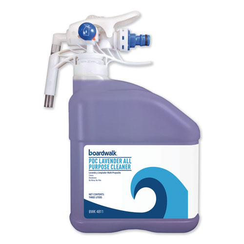 Boardwalk PDC All Purpose Cleaner | Lavender Scent， 3 Liter Bottle | BWK4811EA