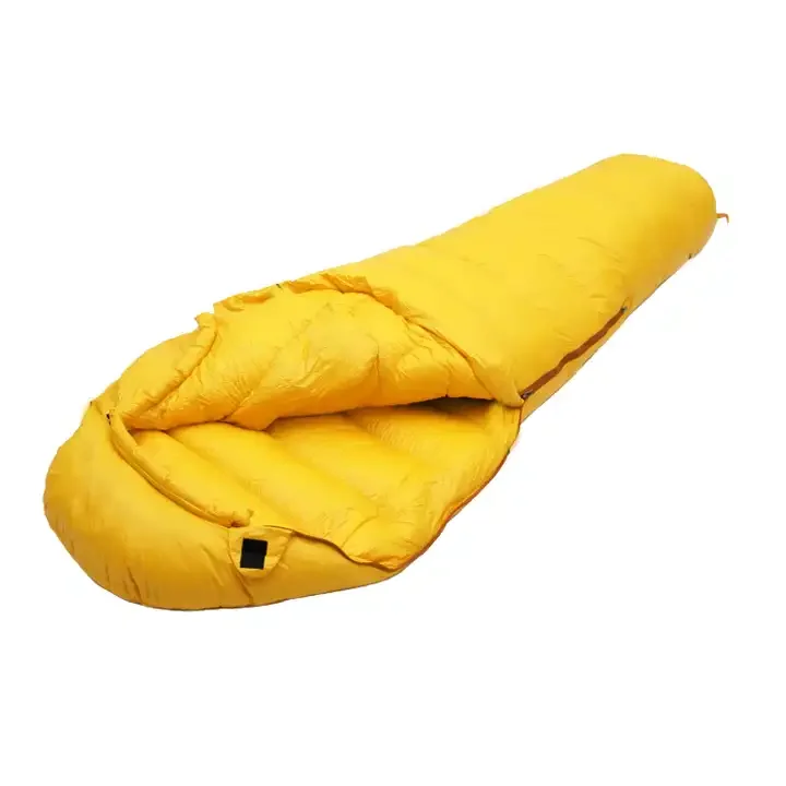 High Quality Outdoor Camping Hiking Waterproof Goose Down Mummy Sleeping Bag For Cold Weather Winter