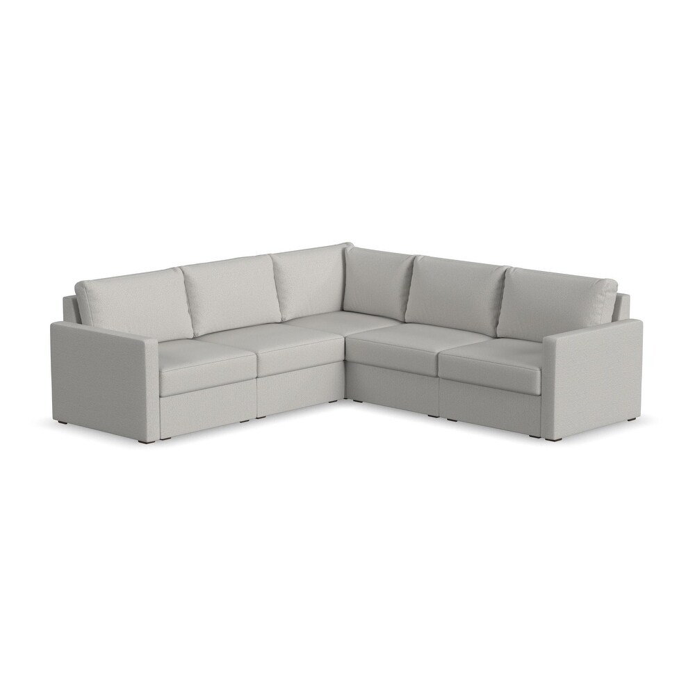 Flex 5 Seat Modular Sectional with Standard Arms by Flexsteel   103\