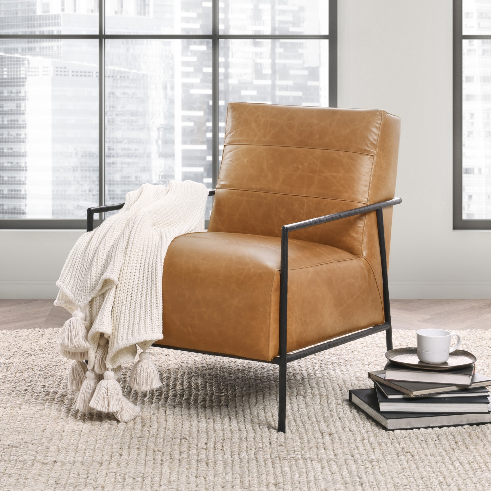 Camden Accent Chair Sahara by Kosas Home   Industrial   Armchairs And Accent Chairs   by Kosas  Houzz