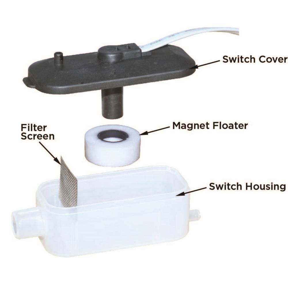 BECKETT MS602ULCQ 230V Mini-Splt Automatic Condensate Removal Pump MS602ULCQ