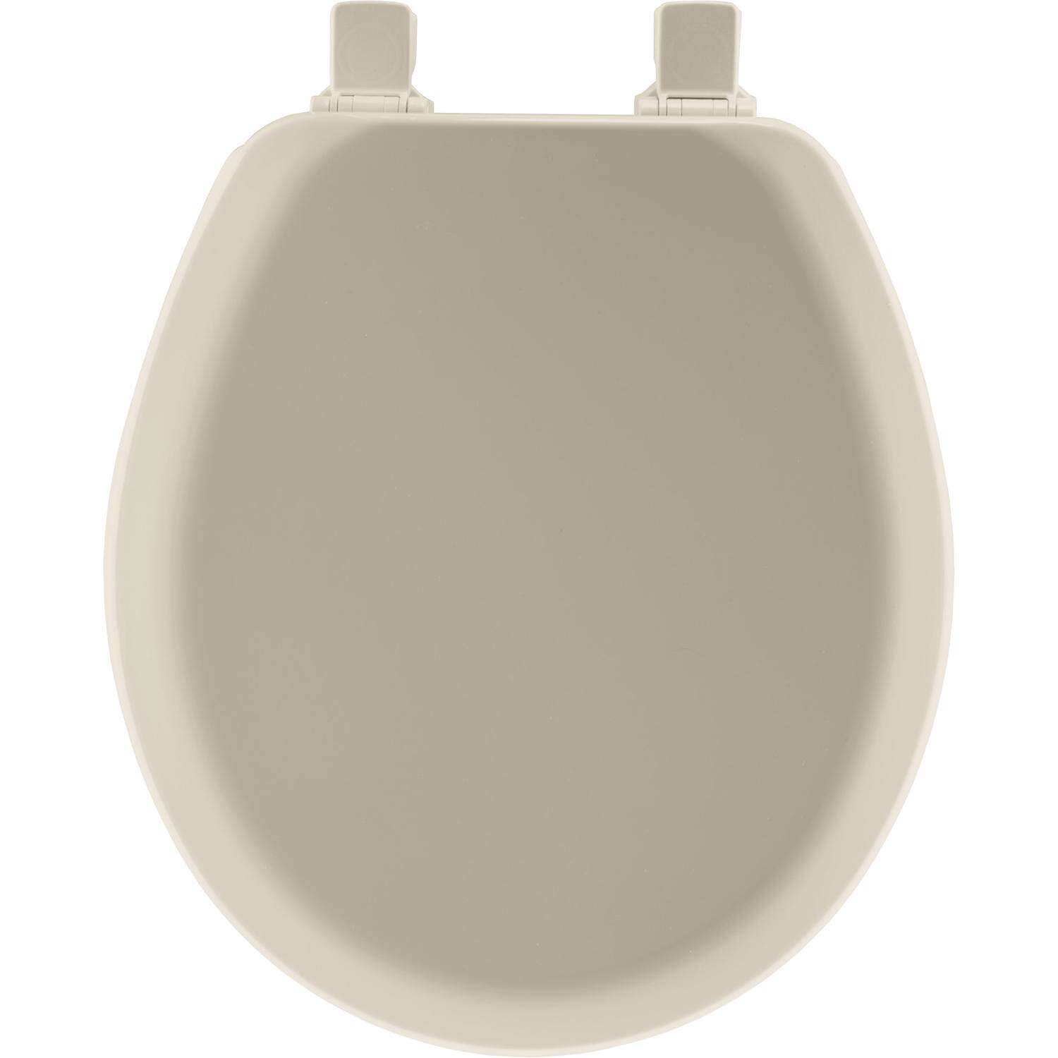 Mayfair by Bemis Cameron Round Bone Enameled Wood Toilet Seat