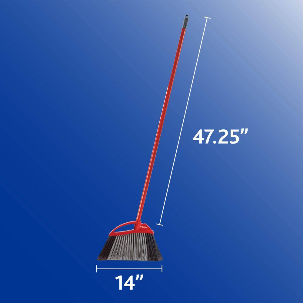 O-Cedar Pet Pro Angle Broom and Step-On Dust Pan PowerCorner 168020